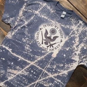 Mens XL Guns Are Backup Tee